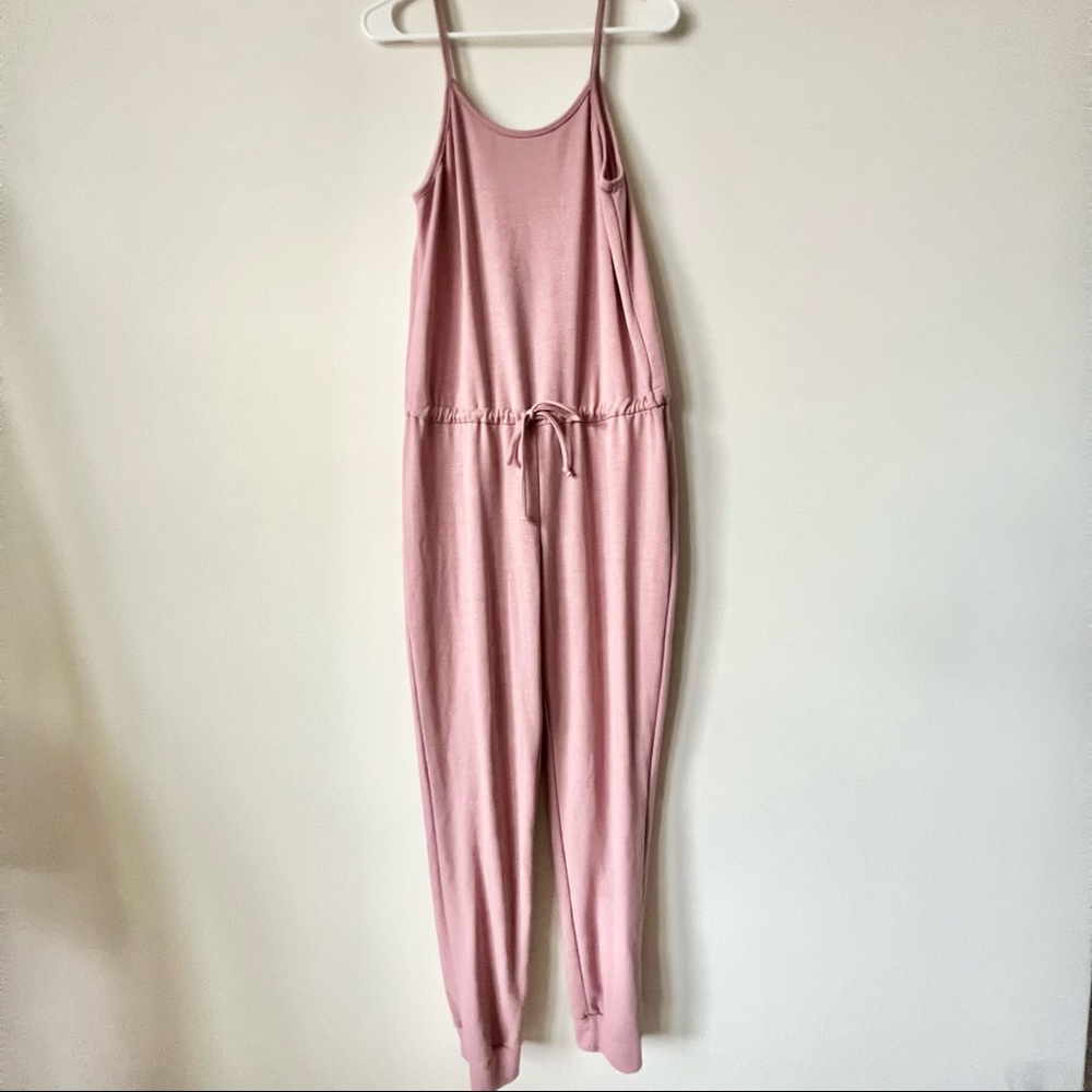 NWOT Boutique pink jumpsuit